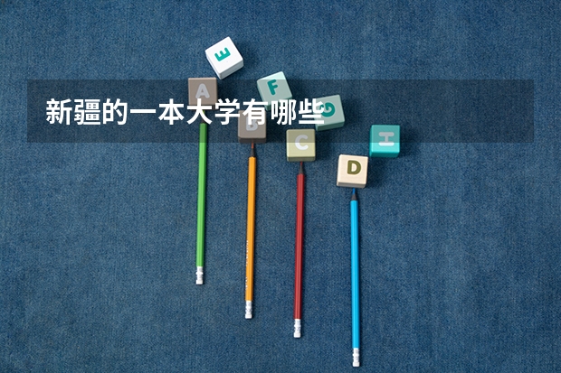 新疆的一本大学有哪些