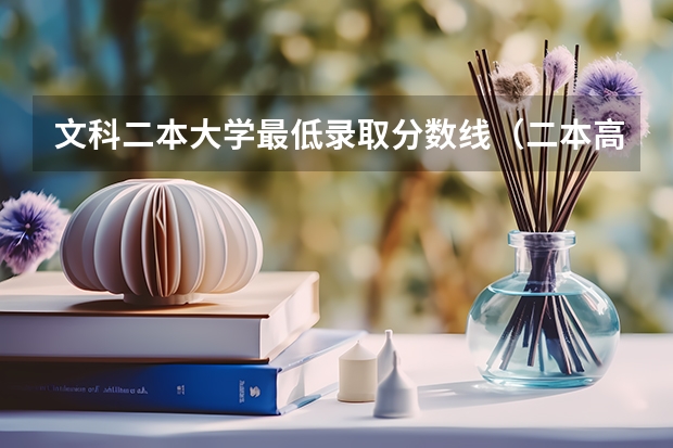 文科二本大学最低录取分数线（二本高考分数线）