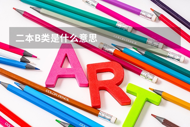 二本B类是什么意思