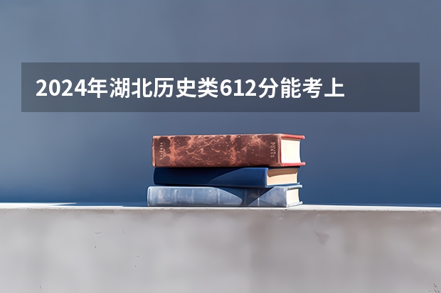 2024年湖北历史类612分能考上什么大学？