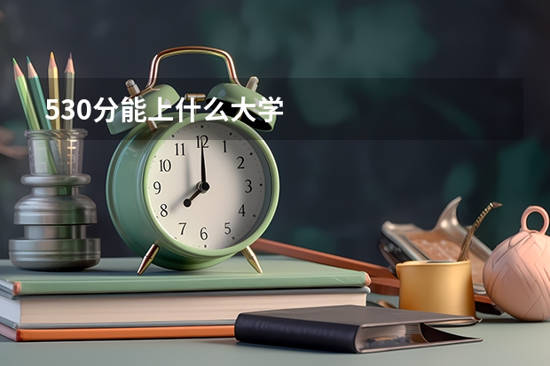 530分能上什么大学