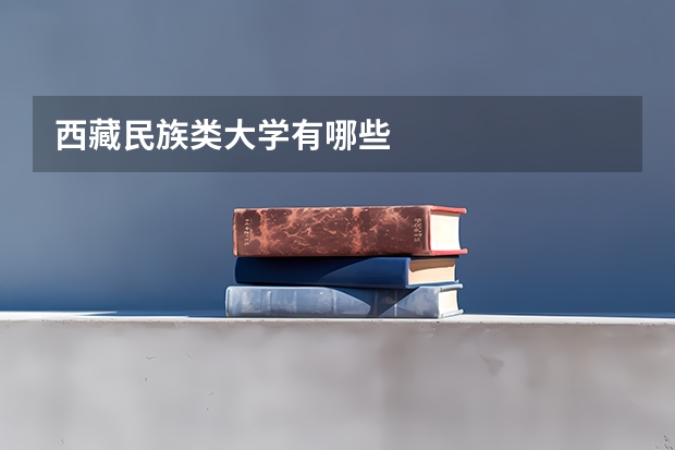 西藏民族类大学有哪些