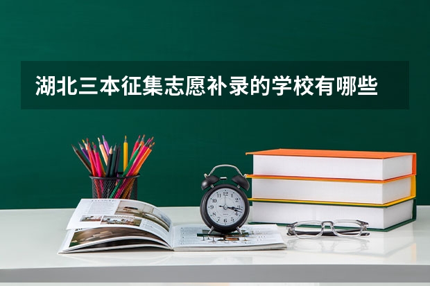 湖北三本征集志愿补录的学校有哪些