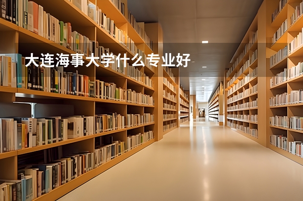 大连海事大学什么专业好