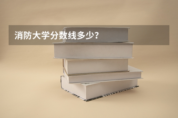 消防大学分数线多少?