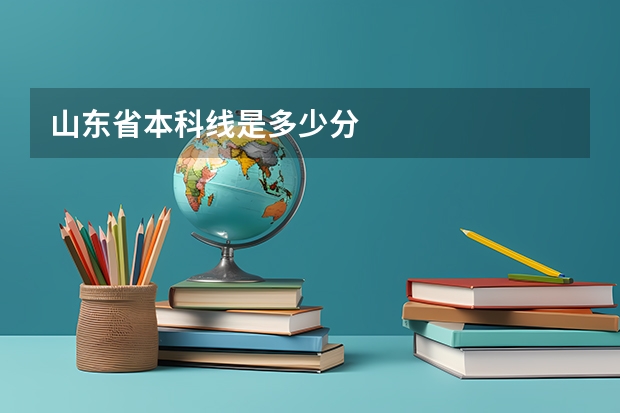 山东省本科线是多少分