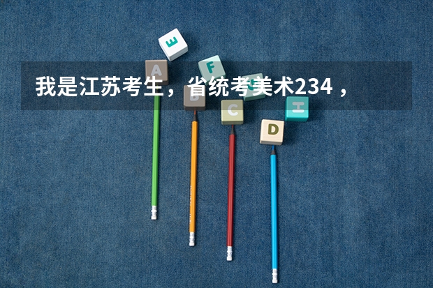 我是江苏考生，省统考美术234 ，文化估计280左右，能念什么学校（南京的）