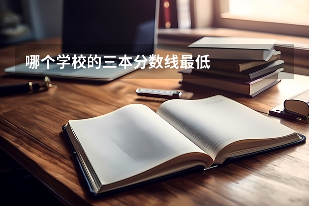 哪个学校的三本分数线最低