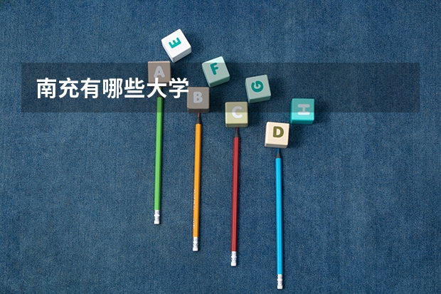 南充有哪些大学