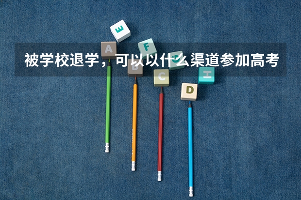 被学校退学，可以以什么渠道参加高考？
