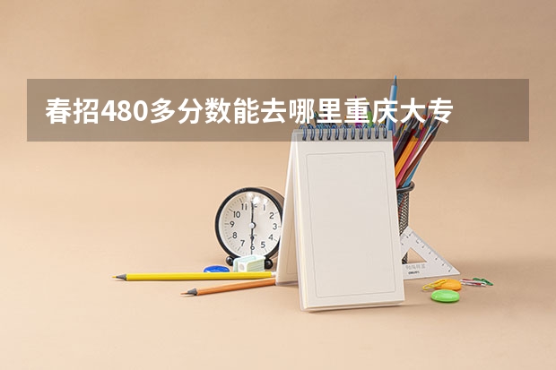 春招480多分数能去哪里重庆大专