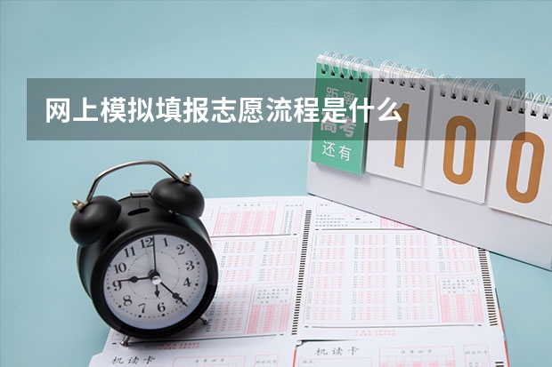 网上模拟填报志愿流程是什么