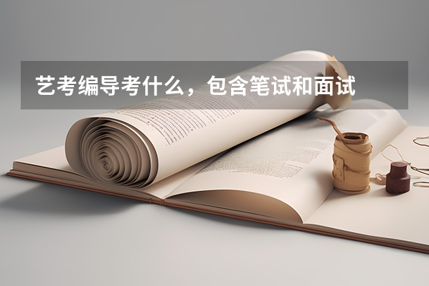 艺考编导考什么，包含笔试和面试