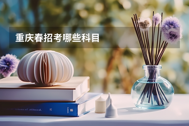 重庆春招考哪些科目