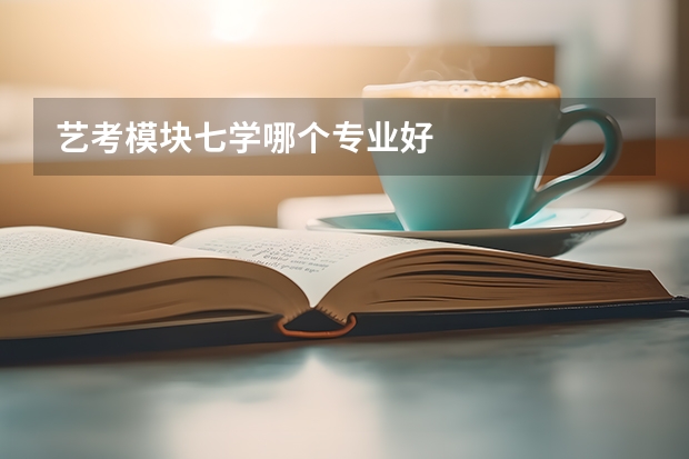 艺考模块七学哪个专业好
