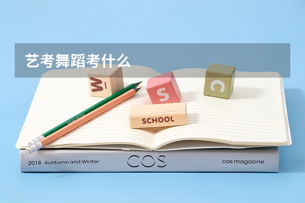 艺考舞蹈考什么