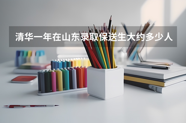 清华一年在山东录取保送生大约多少人?