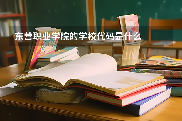 东营职业学院的学校代码是什么