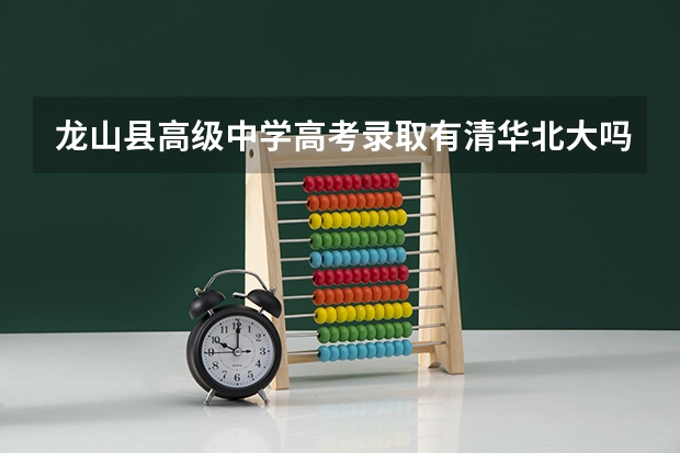 龙山县高级中学高考录取有清华北大吗