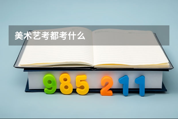美术艺考都考什么