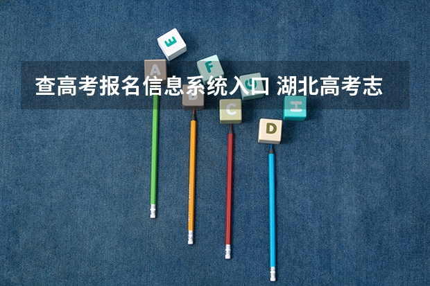 查高考报名信息系统入口 湖北高考志愿查询网官网入口:http://zsxx.e21.cn