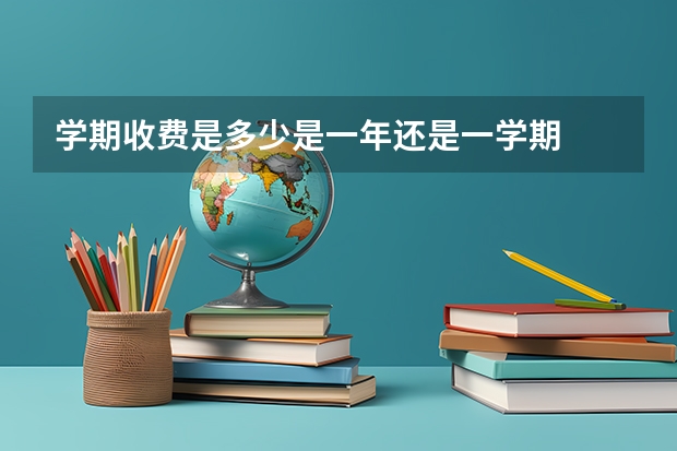 学期收费是多少是一年还是一学期