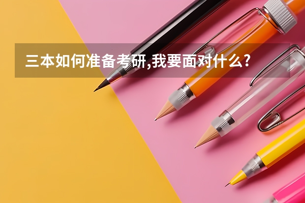 三本如何准备考研,我要面对什么? - 知乎