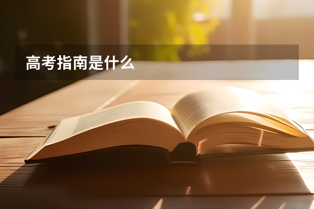高考指南是什么