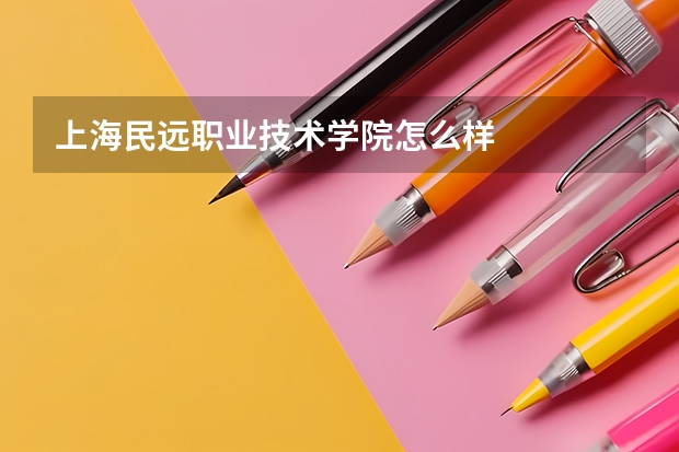 上海民远职业技术学院怎么样