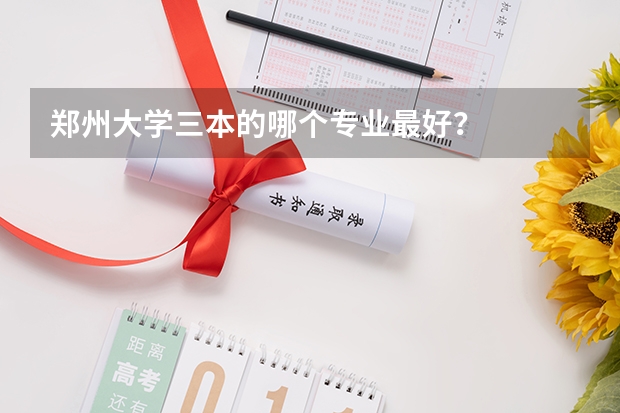 郑州大学三本的哪个专业最好？