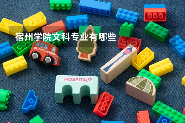 宿州学院文科专业有哪些