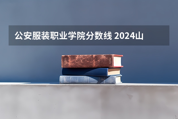 公安服装职业学院分数线 2024山东服装职业学院各专业录取分数线
