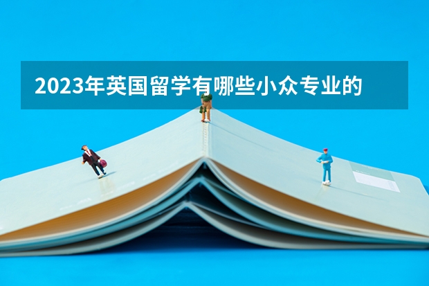 2023年英国留学有哪些小众专业的选择