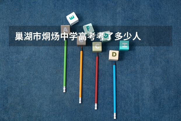巢湖市烔炀中学高考考了多少人