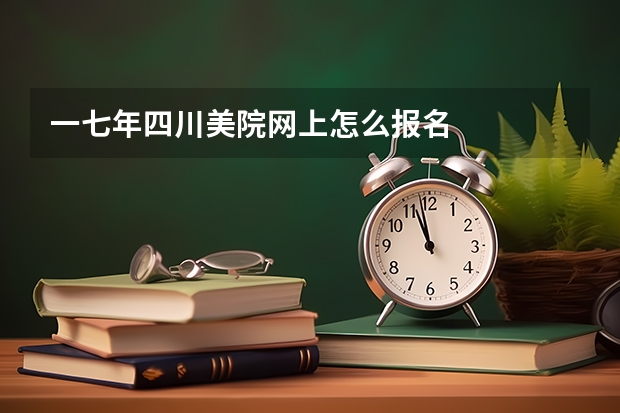 一七年四川美院网上怎么报名
