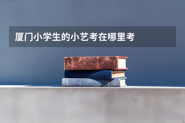 厦门小学生的小艺考在哪里考