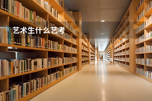 艺术生什么艺考