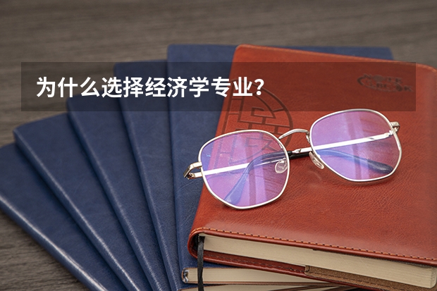 为什么选择经济学专业？