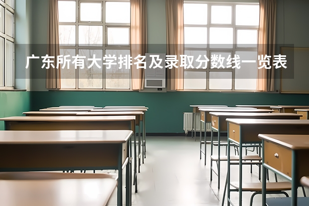 广东所有大学排名及录取分数线一览表！（含位次，2024参考）（转帖）（分数线最低的本科大学）