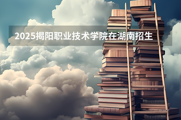 2025揭阳职业技术学院在湖南招生计划一览表