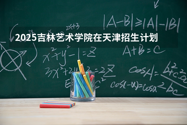 2025吉林艺术学院在天津招生计划一览表