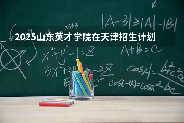 2025山东英才学院在天津招生计划一览表