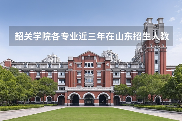 韶关学院各专业近三年在山东招生人数 学费多少钱