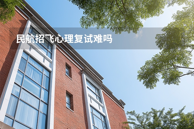 民航招飞心理复试难吗