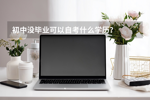 初中没毕业可以自考什么学历？