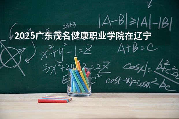 2025广东茂名健康职业学院在辽宁招生计划一览表