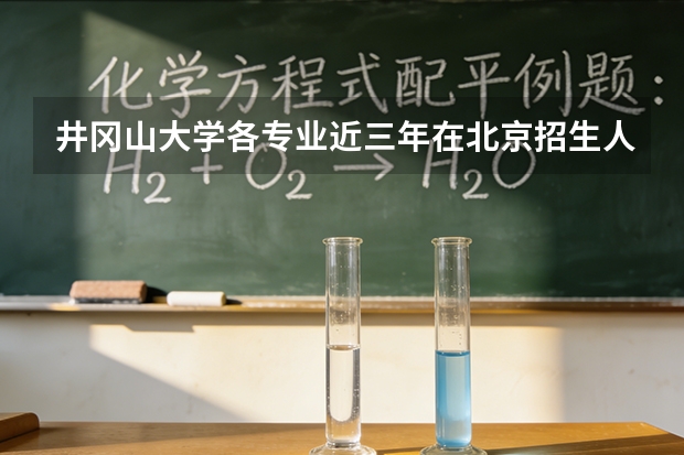 井冈山大学各专业近三年在北京招生人数 学费多少钱