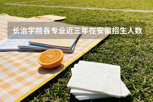 长治学院各专业近三年在安徽招生人数 学费多少钱