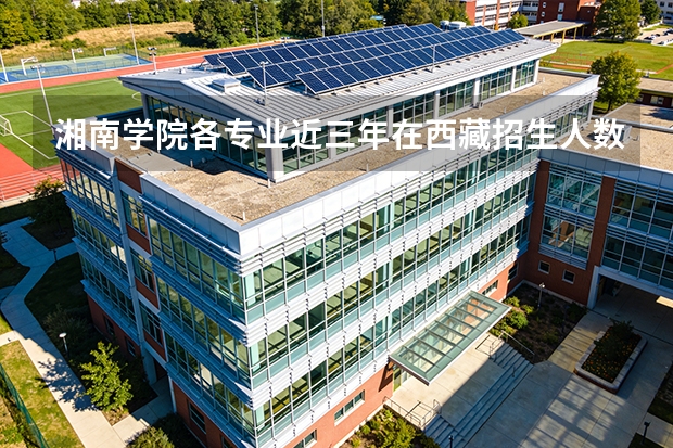 湘南学院各专业近三年在西藏招生人数 学费多少钱