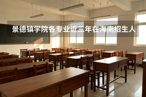 景德镇学院各专业近三年在海南招生人数 学费多少钱